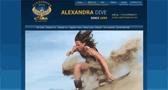 Desktop Screenshot of alex-dive.com